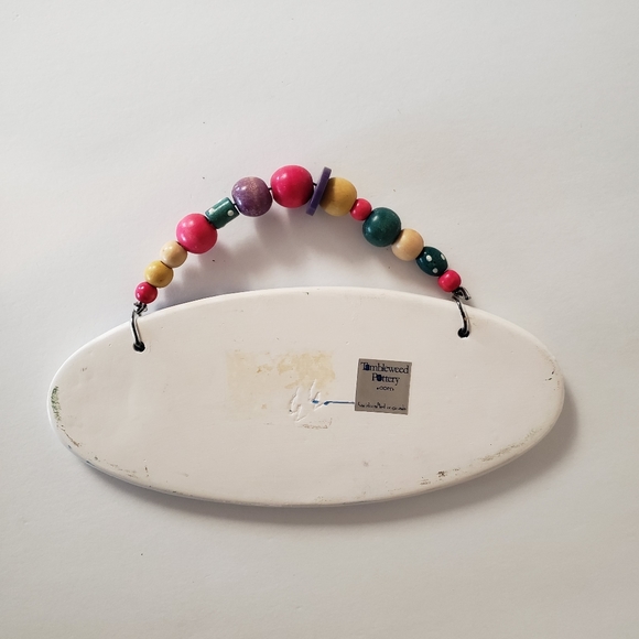 Tumbleweed Pottery Wall Art "Caboose" Gag Humor Gift Vtg - Picture 4 of 6